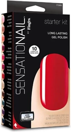Sensationail Starter Kit - Scarlet Red - Gel Nagellak -Glam Make-up Verkoop 650x1200 2