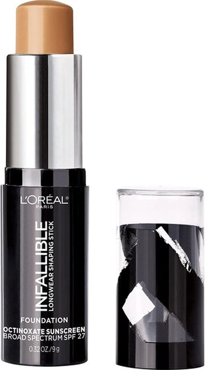 L'Oreal Paris - Infallible - Longwear Shaping Stick - Foundation - 409 Honey - SPF 27 - Caramel - 9 G 1 L'Oreal Paris - Infallible - Longwear Shaping Stick - Foundation - 409 Honey - SPF 27 - Caramel - 9 G