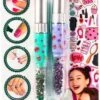 Nagellak En Glitter Set - 2 Stuks - Groen/Paars - Create It! - Nail Art - Nagel Kunst Set - Kinderen - Make-up Meisjes - Nagelglitter - Manicure - Cadeautje - Kinderfeestje - Nail Art Pen