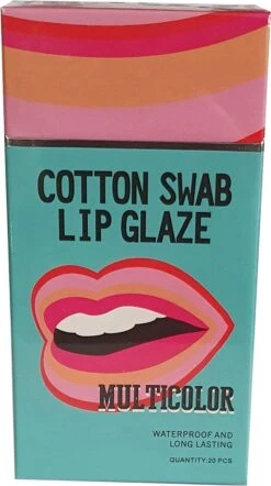 Tattoo Lippenstift Multi-color | Lippenstift Wattenstaafje 20 Stuks | Duurzame Long Lasting Waterdichte Vloeibare Non-stick Tattoo Lipstick | Lip Stain -Glam Make-up Verkoop 670x1200 1