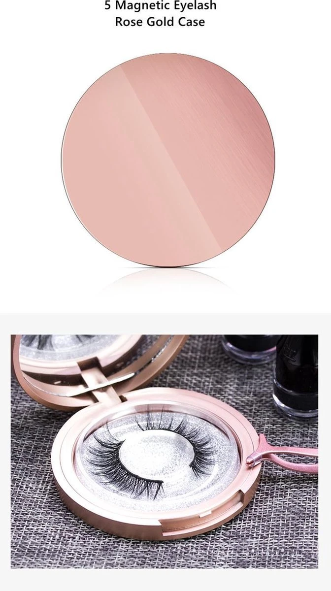 Luxe Magnetische Eyeliner + Magnetische Wimpers Set – Zwart Miami - Wimpers Zonder Lijm - 3D Nepwimpers - Magnetische Eyeliner - Herbruikbare Wimpers – Eyelashes - Magnetisch - Zwarte Wimpers - Wimper Magneet - Pincet - Giftbox - Cadeau Tip 2 Luxe Magnetische Eyeliner + Magnetische Wimpers Set – Zwart Miami - Wimpers Zonder Lijm - 3D Nepwimpers - Magnetische Eyeliner - Herbruikbare Wimpers – Eyelashes - Magnetisch - Zwarte Wimpers - Wimper Magneet - Pincet - Giftbox - Cadeau Tip - Afbeelding 2