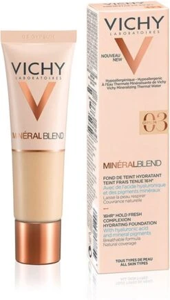 Vichy Minéralblend Foundation - 03 Gymsum - 30 Ml -Glam Make-up Verkoop 682x1200