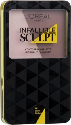 L'Oréal Paris Infallible Sculpt Contouring Palette - 100 Light 7 L'Oréal Paris Infallible Sculpt Contouring Palette - 100 Light -Glam Make-up Verkoop 683x1200