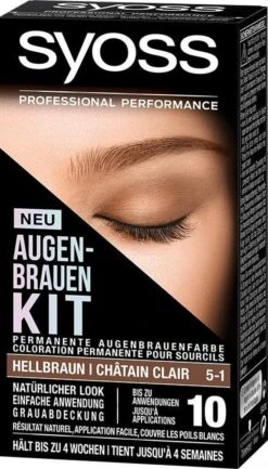 SYOSS Wenkbrauwverf 5-1 Lichtbruin - 1 Stuk -Glam Make-up Verkoop 685x1200 6