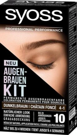 SYOSS Wenkbrauwverf 4-1 Donkerbruin - 1 Stuk -Glam Make-up Verkoop 685x1200 7