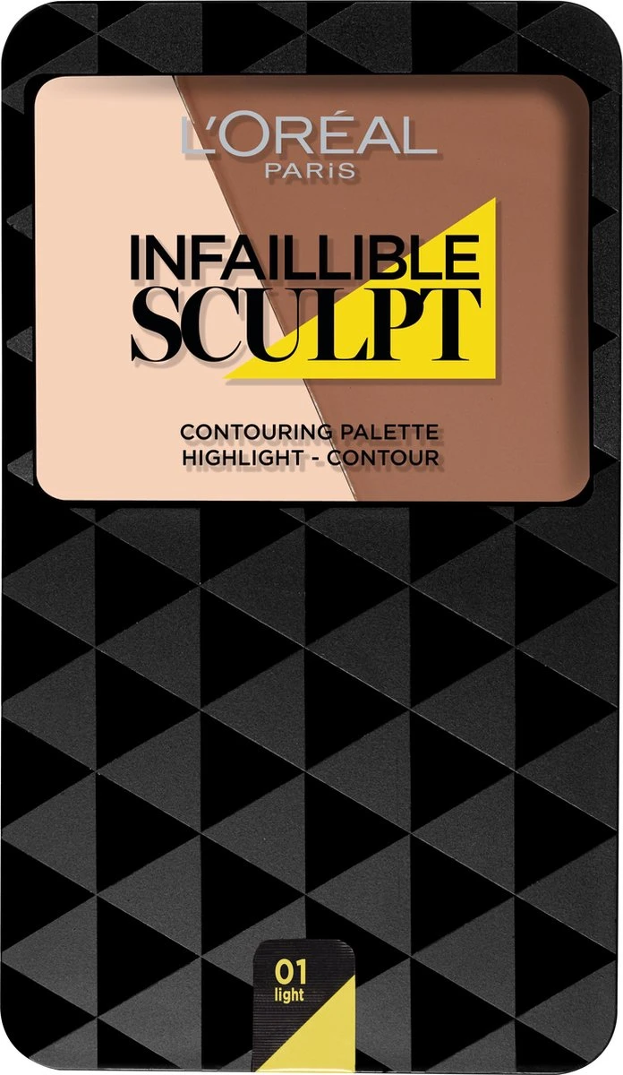 L'Oréal Paris Infallible Sculpt Contouring Palette - 100 Light 1 L'Oréal Paris Infallible Sculpt Contouring Palette - 100 Light