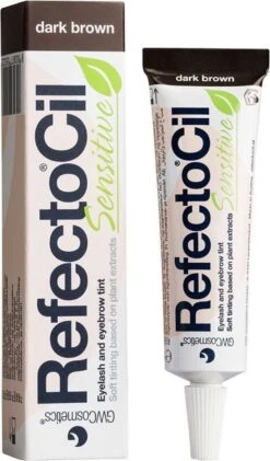 RefectoCil - Sensitive - Wimper & Wenkbrauw Verf - Donkerbruin - 15 Ml -Glam Make-up Verkoop 704x1200 4