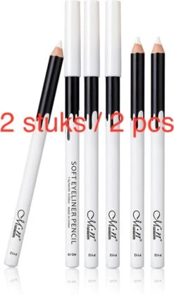 Witte Soft Eyeliner - 2 Stuks - Zachte Eyeliner - White Eyeliner - 2 Pieces - 10 Witte Soft Eyeliner - 2 Stuks - Zachte Eyeliner - White Eyeliner - 2 Pieces - -Glam Make-up Verkoop 707x1200 2