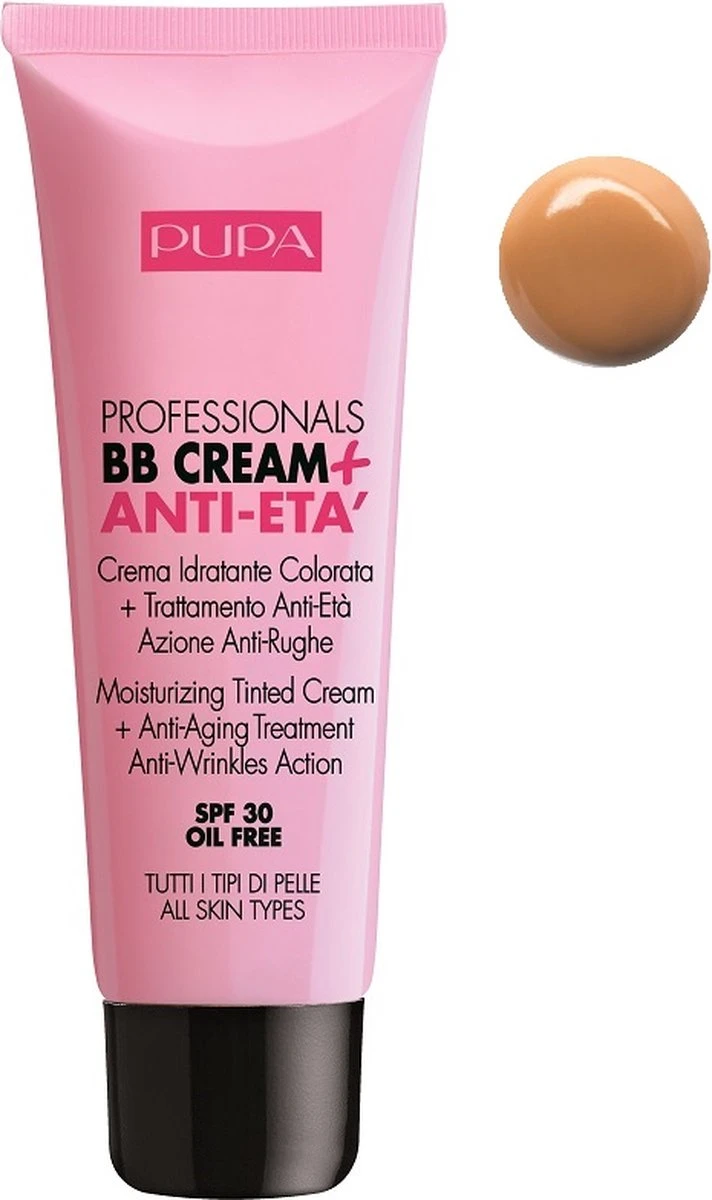 Pupa Milano Professionals BB Cream + Anti-Eta - 001 Nude 10 Pupa Milano Professionals BB Cream + Anti-Eta - 001 Nude - Afbeelding 10