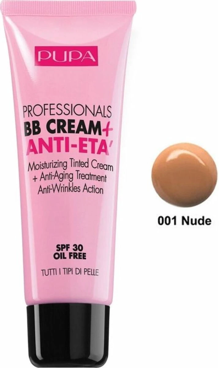 Pupa Milano Professionals BB Cream + Anti-Eta - 001 Nude 1 Pupa Milano Professionals BB Cream + Anti-Eta - 001 Nude
