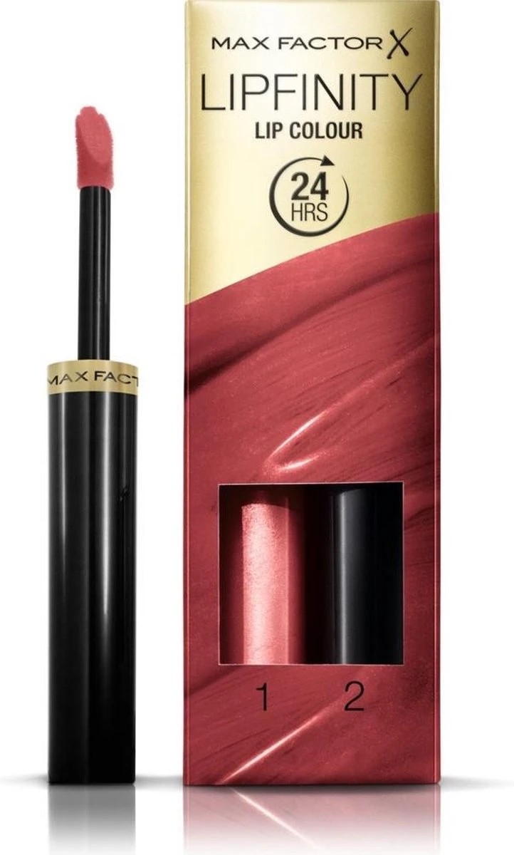 Max Factor Lipfinity Lip Colour Lippenstift - 110 Passionate 8 Max Factor Lipfinity Lip Colour Lippenstift - 110 Passionate - Afbeelding 8