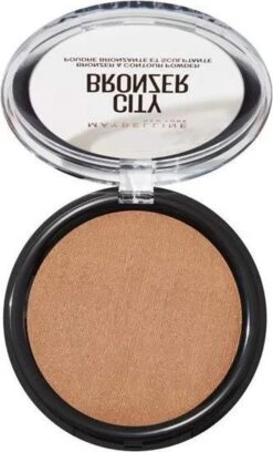Maybelline City Bronzer Bronzer & Countour Powder - 100 Light Cool - Bronzing En Contouring Poeder - 51,4 Gr. -Glam Make-up Verkoop 727x1200 2