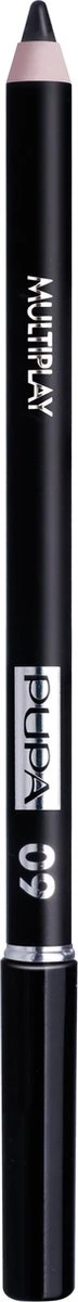 PUPA Milano Multiplay Oogpotlood - 09 Deep Black 3 PUPA Milano Multiplay Oogpotlood - 09 Deep Black - Afbeelding 3