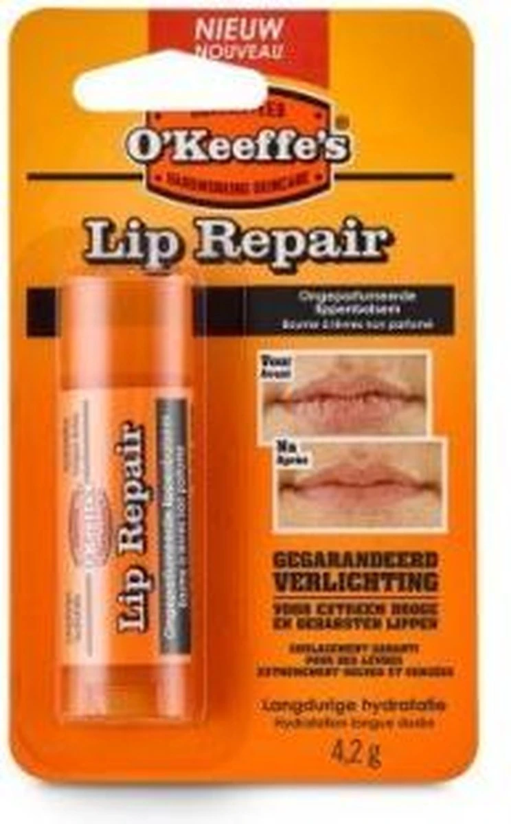 O'Keeffe's - Liprepair - Lippenbalsem - Ongeparfumeerd - 4,2g 5 O'Keeffe's - Liprepair - Lippenbalsem - Ongeparfumeerd - 4,2g - Afbeelding 5