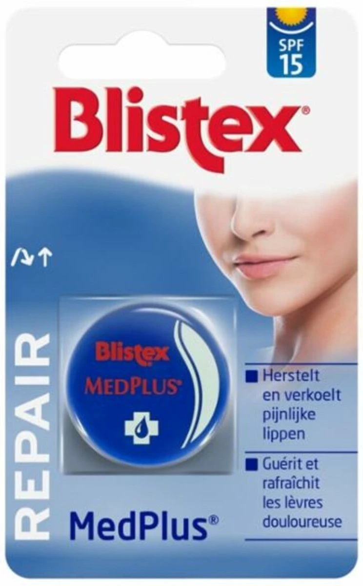Blistex Med Plus Potje - 7 Gr - Lippenbalsam 1 Blistex Med Plus Potje - 7 Gr - Lippenbalsam
