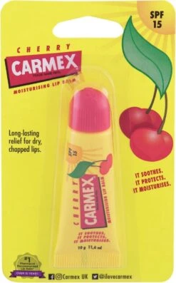 Carmex Lipbalsem Tube Cherry 8 Carmex Lipbalsem Tube Cherry -Glam Make-up Verkoop 747x1200 3