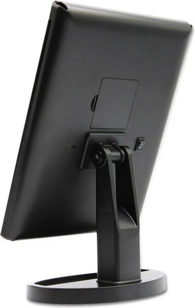 Spiegel Met LED Verlichting - Make-upspiegel - Zwart 3 Spiegel Met LED Verlichting - Make-upspiegel - Zwart - Afbeelding 3