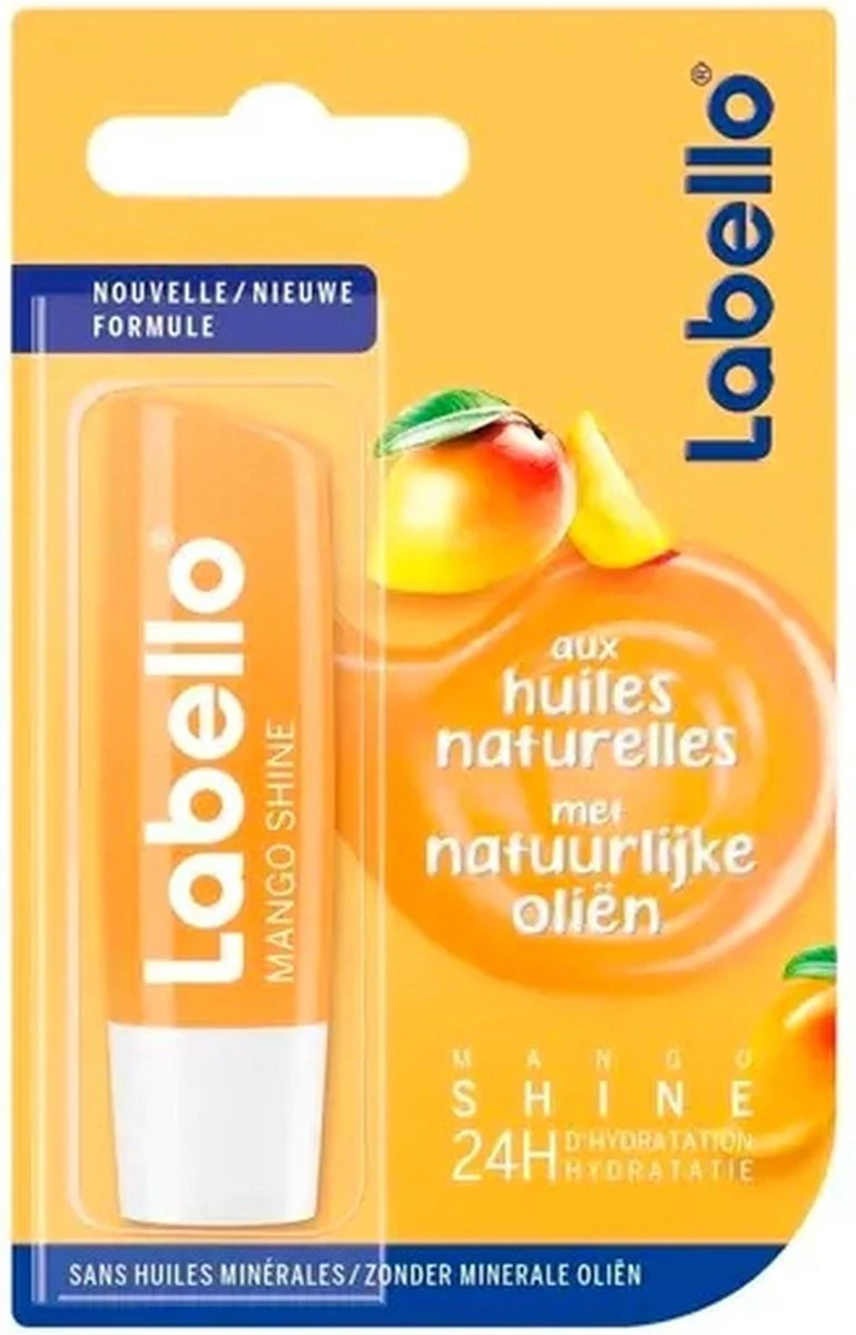 Labello Lippenbalsem Lipcare – Mango Shine 1 Labello Lippenbalsem Lipcare – Mango Shine
