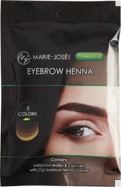 Henna Wenkbrauwverf 5 Kleuren | Henna Brows |Geschikt Voor Minstens 25 Toepassingen | Zelf Je Perfecte Kleur Samenstellen!