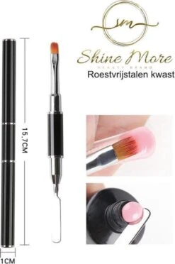 Shinemore ® Poly Gel Kit - Gellak Starters Pakket Incl. UV Nageldroger - 3 Kleuren Polygel - Nageltips - Top & Base Coat - Nageldroger - Poly Acryl Nagels - Polygel Set - White Glitter , Pink Glitter , Blue Glitter -Glam Make-up Verkoop 797x1200