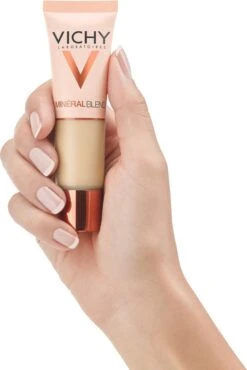 Vichy Minéralblend Foundation - 01 Clay - 30ML - Natuurlijke Dekking -Glam Make-up Verkoop 802x1200 1