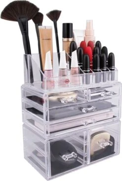 Beauty Attraction Make Up Organizer – Opbergdoos – Nagellak – Organizer 22 X 2,12 X 5,8 CM – 24 X 15 X 11 CM – Transparant -Glam Make-up Verkoop 810x1200 8