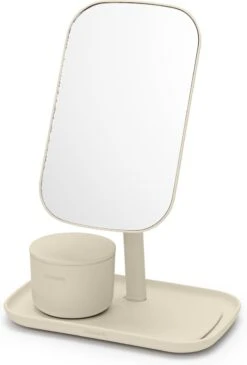 Brabantia ReNew Make-up Spiegel - Met Accessoireschaal - Soft Beige 20 Brabantia ReNew Make-up Spiegel - Met Accessoireschaal - Soft Beige -Glam Make-up Verkoop 811x1200 3
