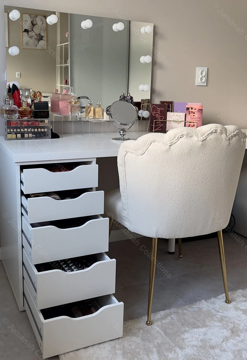 Jumanah® Collections "Sorted" - Large - Set A - Make Up Organizer Ladeverdeler Transparant Acryl- Ikea Alex 5 Ladeblok 6 Jumanah® Collections "Sorted" - Large - Set A - Make Up Organizer Ladeverdeler Transparant Acryl- Ikea Alex 5 Ladeblok - Afbeelding 6