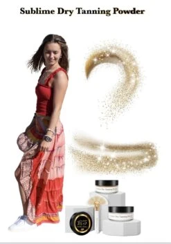 MaMo Subliem - Sublime Dry Tanning Powder - Medium - Baking Powder - Finishing Powder - Met Optie Shimmer - Tanning - Poeder - Spraytan - Glow - Grapes - Visagisten - Finishing Powder - Selftanning Powder - Na Zonnebrand Creme - Foundation - Make-up -Glam Make-up Verkoop 839x1200 1