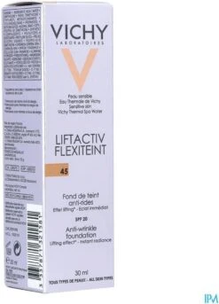 Vichy Liftactiv Flexiteint Foundation 45 - 30ML - Rijpere Huid -Glam Make-up Verkoop 865x1200