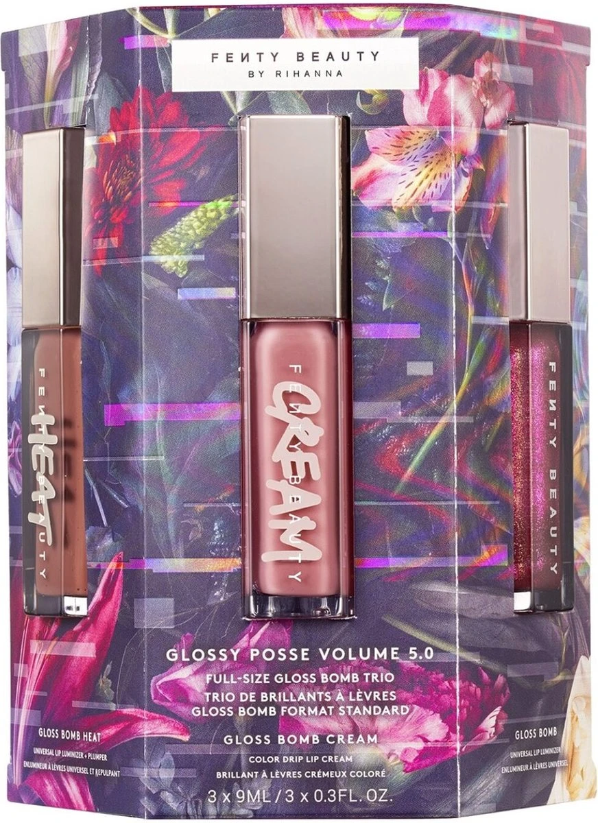 Fenty Beauty Glossy Posse Volume 5.0 - Full Size Gloss Bomb Trio Cream - Gloss Bomb - Gloss Bomb Heat | 1 Fenty Beauty Glossy Posse Volume 5.0 - Full Size Gloss Bomb Trio Cream - Gloss Bomb - Gloss Bomb Heat |