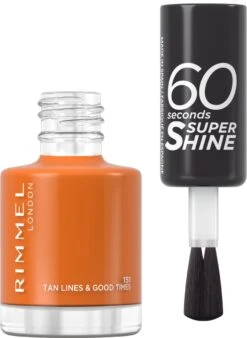 Rimmel London 60 Seconds SuperShine Nagellak - 151 Tan Lines & Good Times -Glam Make-up Verkoop 878x1200