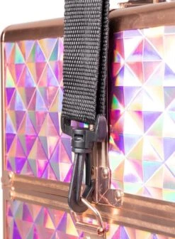 Koffer Groot Holo/Golden Rose XXL Met Opbergvakken -Glam Make-up Verkoop 883x1200 2