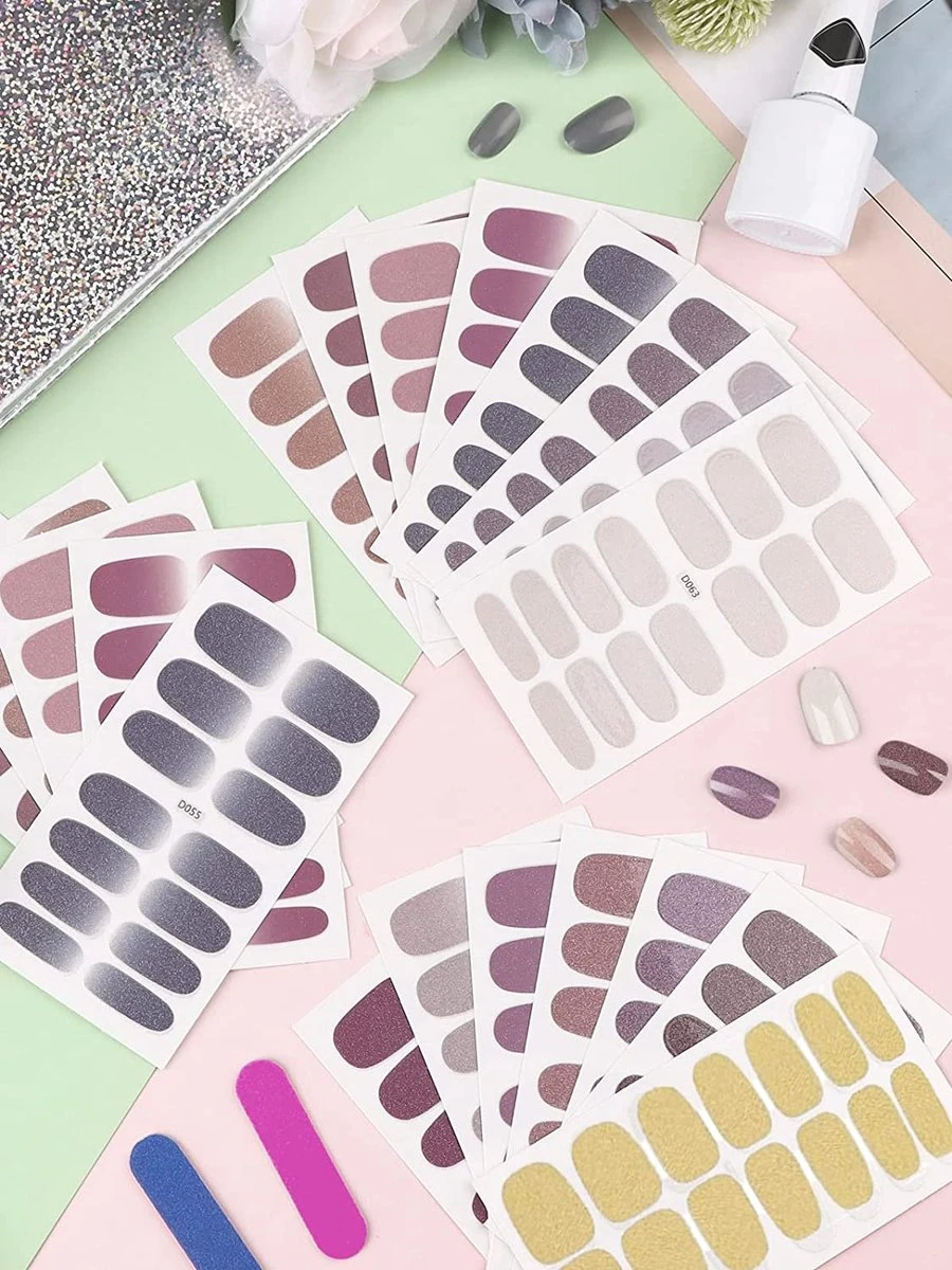 GUAPÀ® Nagelstickers & Nail Wraps - Nail Art - Nagel Folie - Diverse Kleuren Nail Wrap - 20 Vellen Nagelstickers 3 GUAPÀ® Nagelstickers & Nail Wraps - Nail Art - Nagel Folie - Diverse Kleuren Nail Wrap - 20 Vellen Nagelstickers - Afbeelding 3