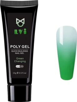 Elvi Polygel Starterskit -Complete Set Inc. USB UV/Led Mini Lamp-6x15g Polygel Kleuren Blauw - Nagelverlenging Polyacryl UV Nagellak-Quick Extension Temperature Color Changing Gel Blue Green 38 Elvi Polygel Starterskit -Complete Set Inc. USB UV/Led Mini Lamp-6x15g Polygel Kleuren Blauw - Nagelverlenging Polyacryl UV Nagellak-Quick Extension Temperature Color Changing Gel Blue Green -Glam Make-up Verkoop 905x1200 3