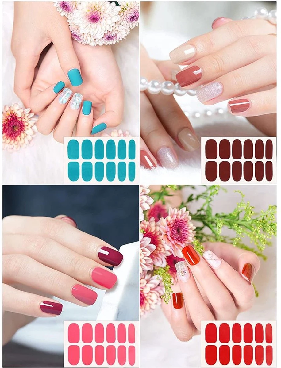 GUAPÀ® Nagelstickers & Nail Wraps - Nail Art - Nagel Folie - Diverse Kleuren Nail Wrap - 32 Vellen Nagelstickers Neon | Nail Wraps Stickers | Neon Nagel Stickers 4 GUAPÀ® Nagelstickers & Nail Wraps - Nail Art - Nagel Folie - Diverse Kleuren Nail Wrap - 32 Vellen Nagelstickers Neon | Nail Wraps Stickers | Neon Nagel Stickers - Afbeelding 4