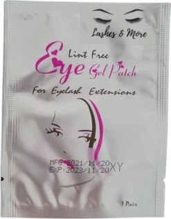 Merkloos EyePads - 100 Stuks - Oogkussens - Wimperextensions - Make Up - Gel Pads - Wimper Sticker - Lashes - Groot - 50 Paar -Glam Make-up Verkoop 934x1200 3