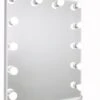 Bright Beauty Vanity Hollywood Make Up Spiegel Met Verlichting - 60 X 80 Cm - Dimbaar - Zonder Rand - Wit - Hoogwaardig Gespoten MDF