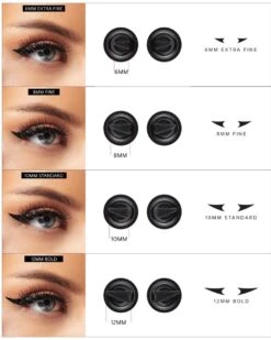 MARBL. Cosmetics - Easy Wing - Eyeliner Stempel - 8mm - Waterproof - Vlekproof - Vegan - Dierproefvrij -Glam Make-up Verkoop 959x1200 10