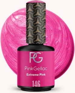 Pink Gellac - Extreme Pink - Gellak - Vegan - Roze - Glanzend - 15ml -Glam Make-up Verkoop 959x1200