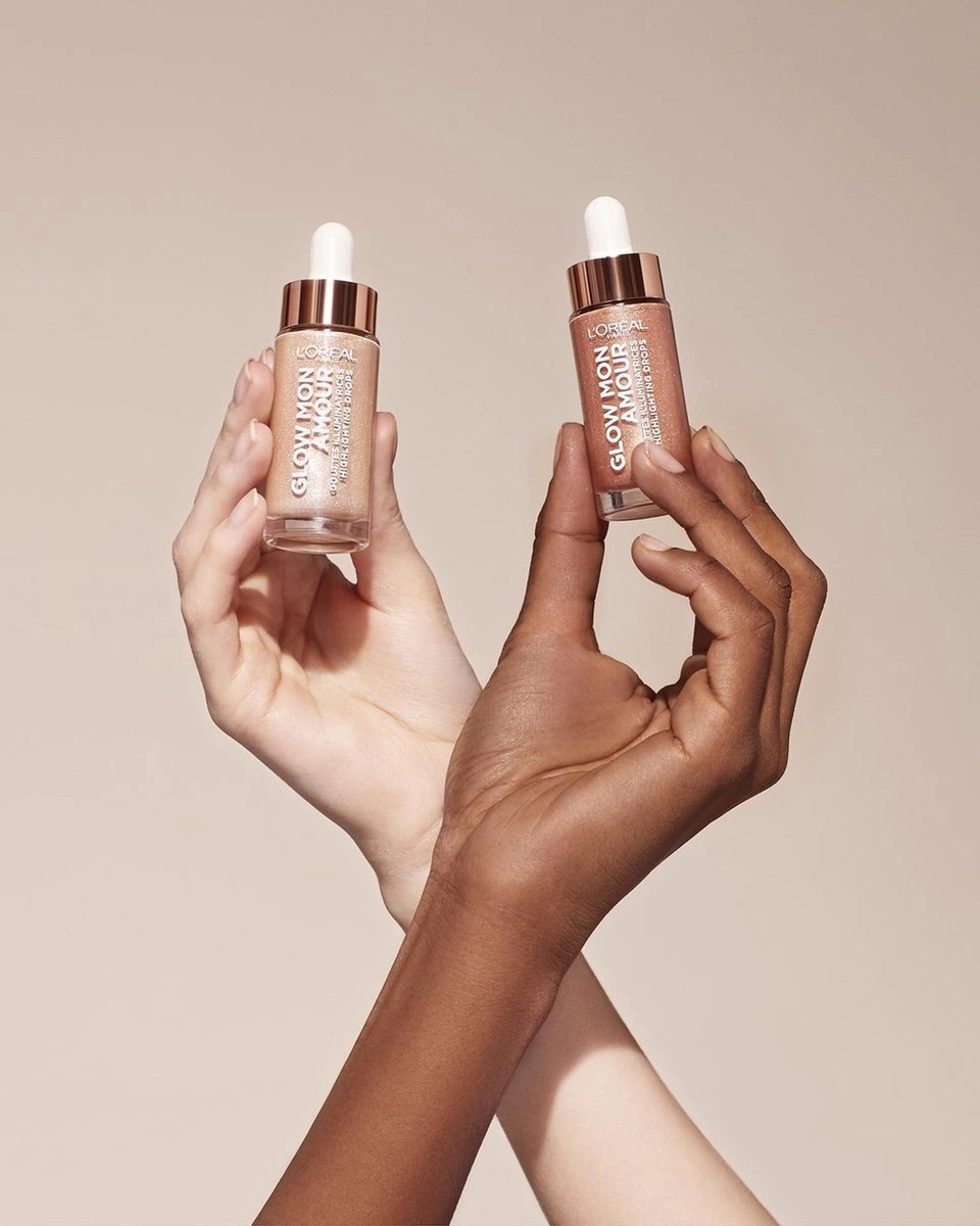 L'Oréal Paris Glow Mon Amour Highlighter Drops - 02 Loving Peach 10 L'Oréal Paris Glow Mon Amour Highlighter Drops - 02 Loving Peach - Afbeelding 10