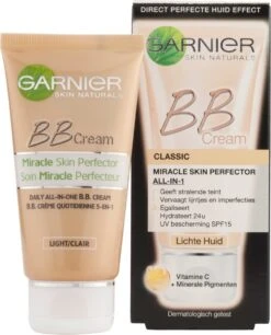 Garnier SkinActive - BB Cream Classic Light 5-in-1 Dagverzorging - 50ml - Getinte Dagcrème -Glam Make-up Verkoop 969x1200 3