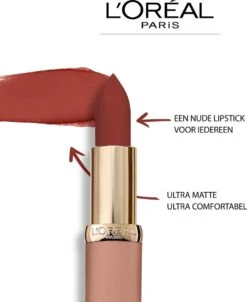 L’Oréal Paris Color Riche Free The Nudes Lipstick - Nude Matte - 06 No Hesitation - Bruin - 3,9 Gr -Glam Make-up Verkoop 980x1200