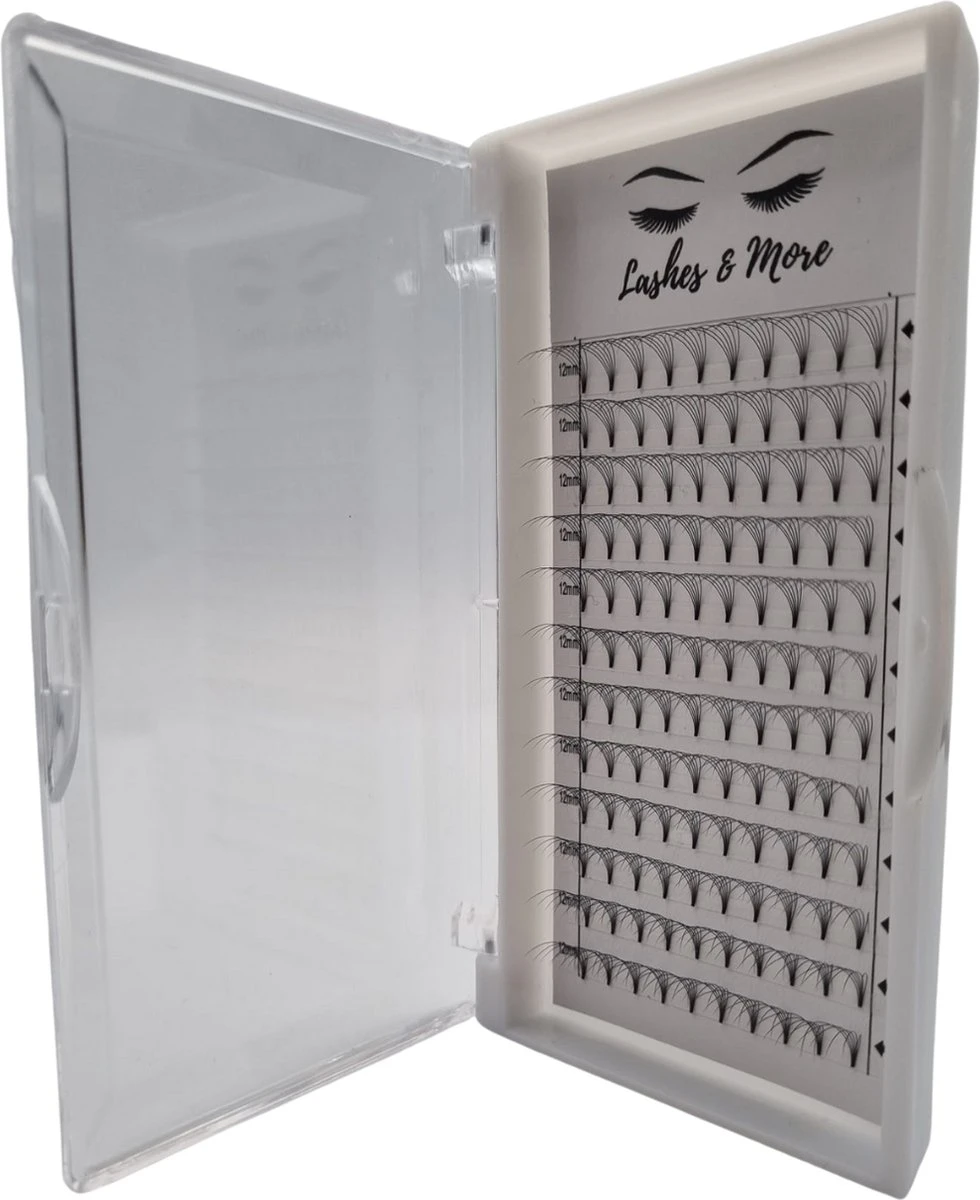 Lashes & More - Nepwimpers - 6D 12mm 0.07 D Krul - Pre-Made Volume Fans – Russian Volume – Pre-Made Fans- Wimperextensions – Wimper Extensions - Verkrijgbaar In Lengte 8mm Tot 15mm 1 Lashes & More - Nepwimpers - 6D 12mm 0.07 D Krul - Pre-Made Volume Fans – Russian Volume – Pre-Made Fans- Wimperextensions – Wimper Extensions - Verkrijgbaar In Lengte 8mm Tot 15mm