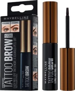Maybelline New York Tattoo Brow Peel-Off Wenkbrauwgel - 2 Medium Brown - Bruin -Glam Make-up Verkoop 981x1200 7