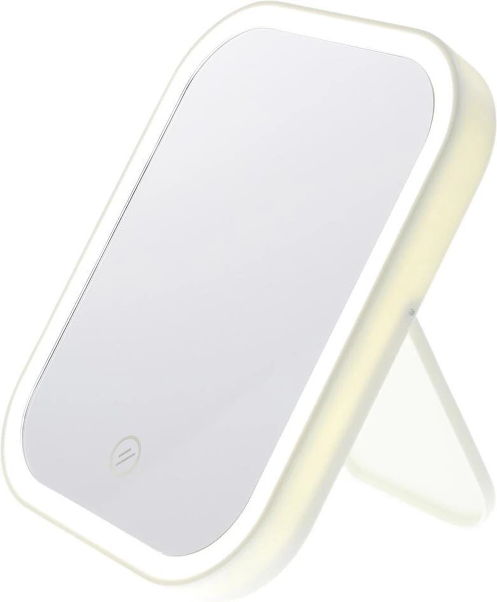 Make Up Spiegel Met Verlichting - Opklapbaar - Inclusief Batterijen - Handspiegel - Scheerspiegel 1 Make Up Spiegel Met Verlichting - Opklapbaar - Inclusief Batterijen - Handspiegel - Scheerspiegel