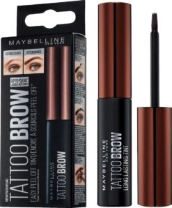 Maybelline Tattoo Brow Peel-Off Wenkbrauwgel - 3 Dark Brown - Bruin -Glam Make-up Verkoop 993x1200